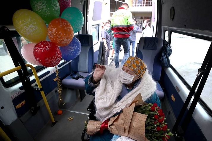 First one-hundred-year-old patient recovers from COVID-19 in Russia