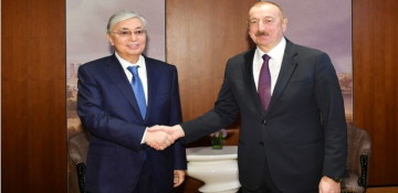 Azerbaijani president congratulates Kazakh counterpart on his birthday