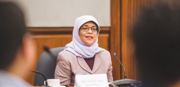 Singapore's President congratulates Ilham Aliyev