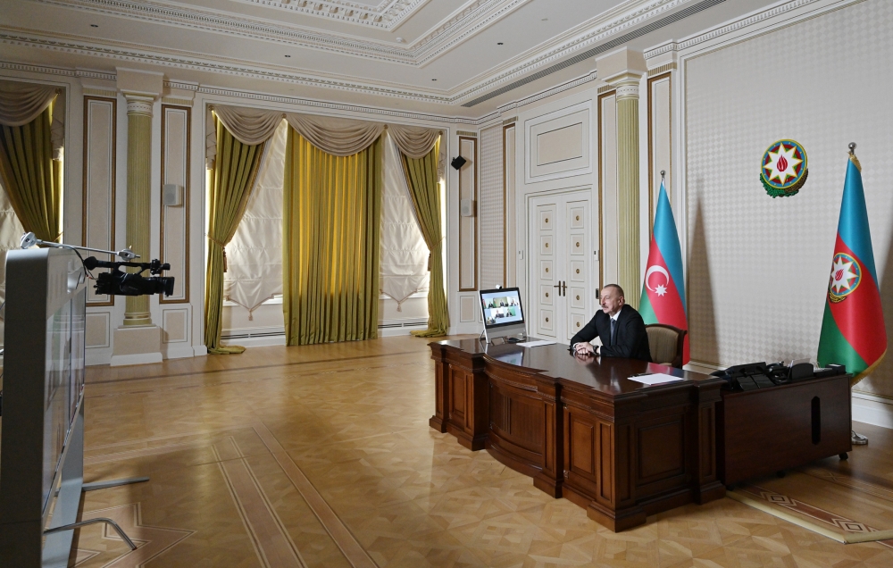 Initiated by Signify, videoconference held between Azerbaijani president and company’s senior executives