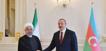 Iranian President Rouhani congratulates President Ilham Aliyev