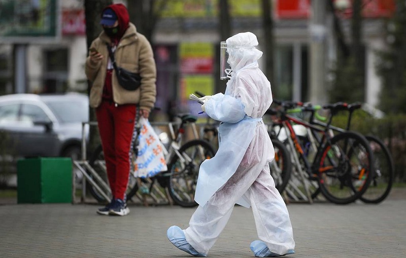 Number of confirmed coronavirus cases in Belarus up by 906 in past day, reaching 40,764