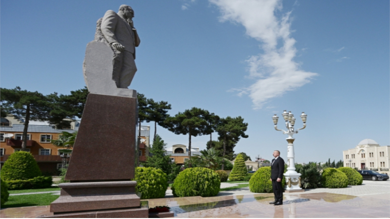 President Ilham Aliyev arrives in Aghjabadi district for visit (UPDATED)