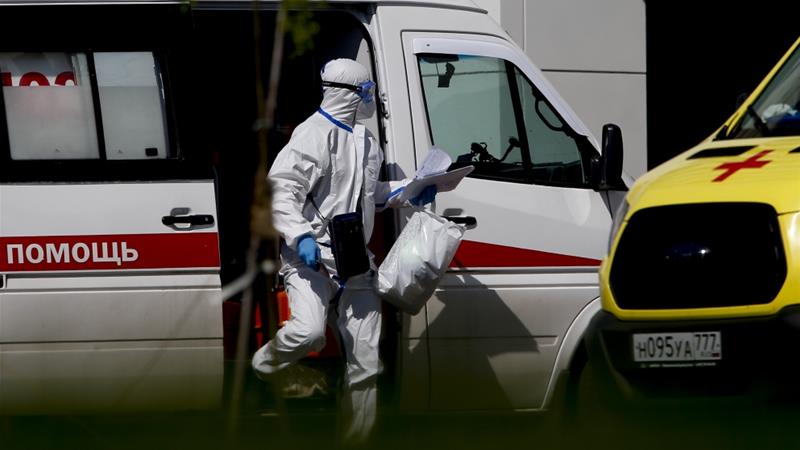 Russia's coronavirus cases near 550,000
