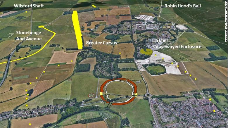 A huge new prehistoric circle has been discovered near Stonehenge