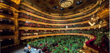 This week in photos: concert for plants, Moscow parade, Eiffel Tower reopen