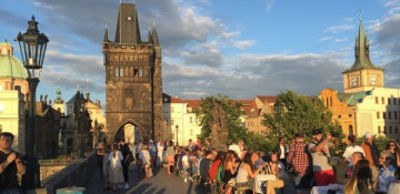 Czechs hold 'farewell party' for pandemic