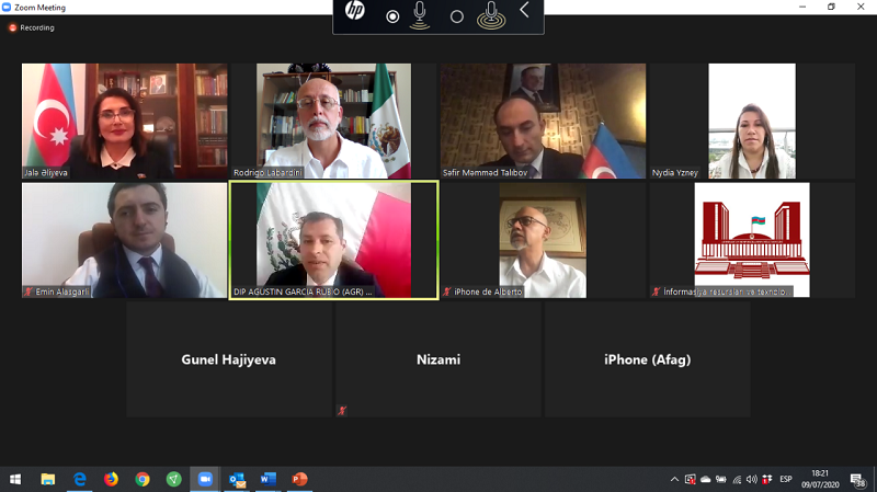 Inter-parliamentary meeting held between Mexico, Azerbaijan