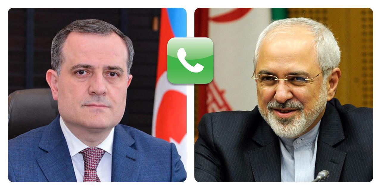 Azerbaijani FM has telephone conversation with Iranian counterpart