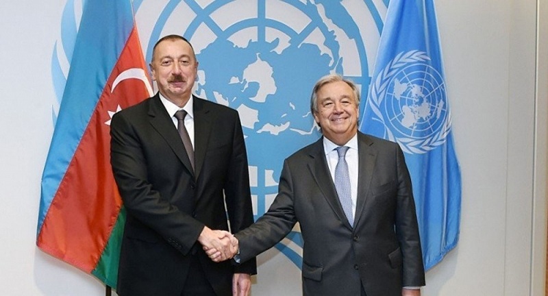 UN Secretary General makes phone call to President Ilham Aliyev