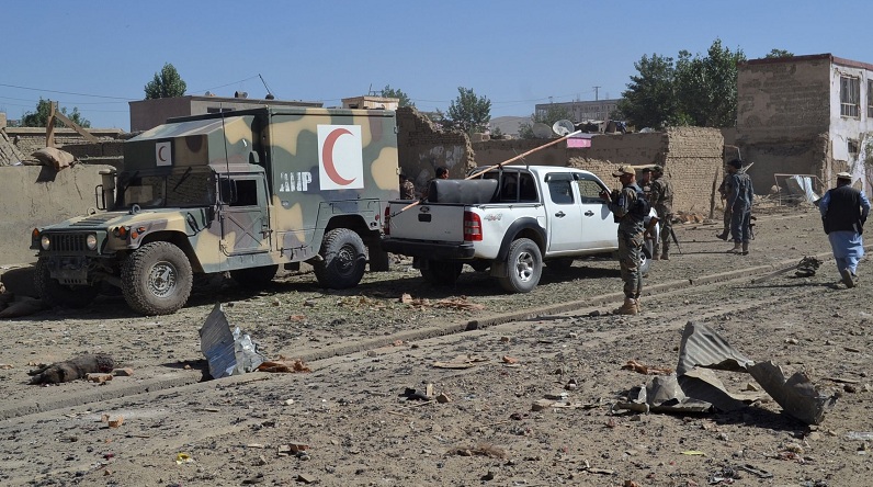 Airstrikes in Afghanistan kill 45 civilians and Taliban members, say officials