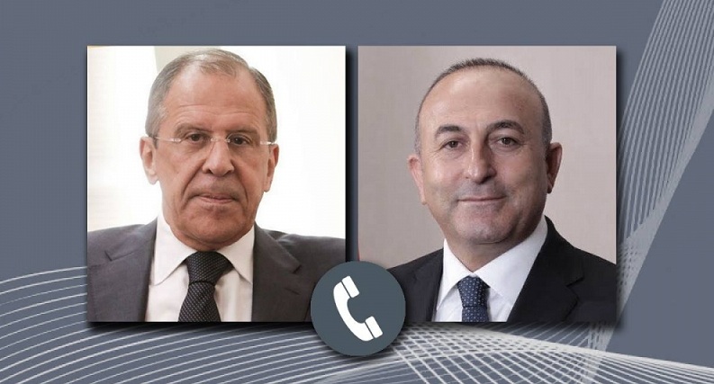 Lavrov, Cavusoglu discuss situation on Armenian-Azerbaijani border