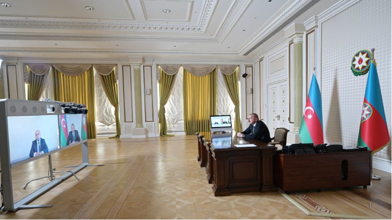President Ilham Aliyev receives Emin Amrullayev on his appointment as education minister