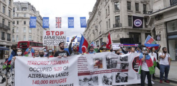 UK newspaper highlights Azerbaijanis’ peaceful protest in London against Armenian military aggression