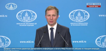 Russian MFA: Russia, together with Turkey, is ready to actively contribute to the establishment of political dialogue between Baku and Yerevan