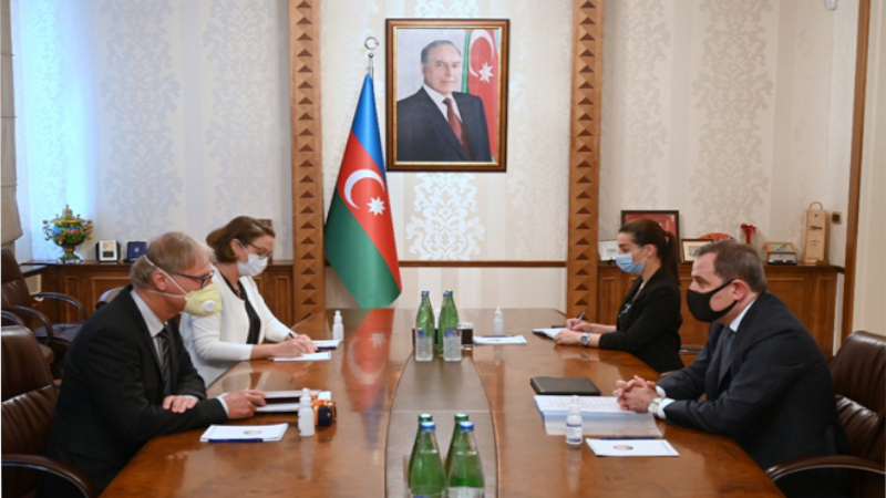 Azerbaijani FM meets with German ambassador