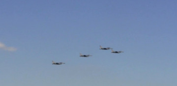 Azerbaijani, Turkish fighters carry out training flights during joint drills (VIDEO)