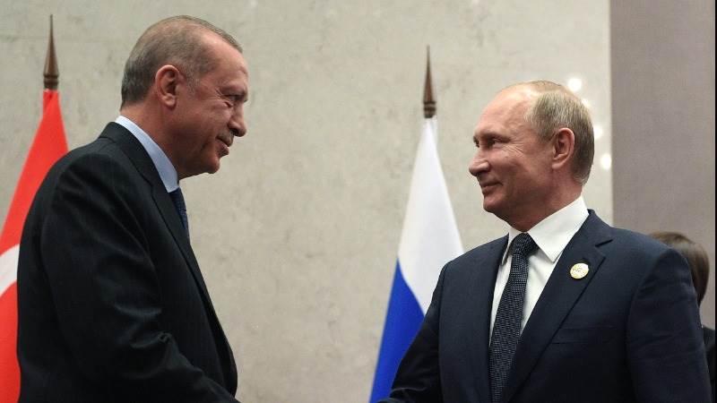 Turkish, Russian presidents discuss Libya, Eastern Med.