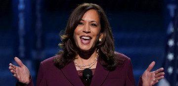 Kamala Harris makes history as U.S. vice presidential candidate