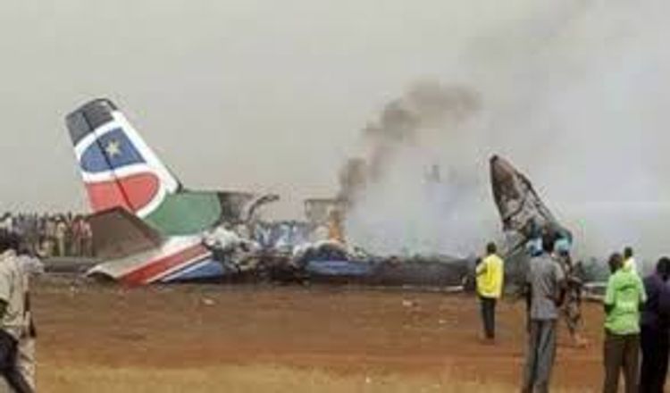 17 people killed in plane crash in South Sudan
