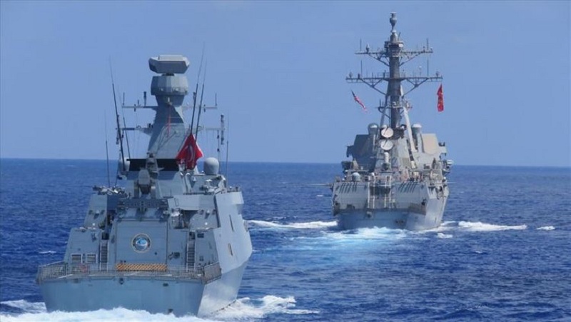 Turkey, US conduct joint naval training exercise in Med