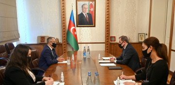 Jeyhun Bayramov receives newly appointed Greek ambassador