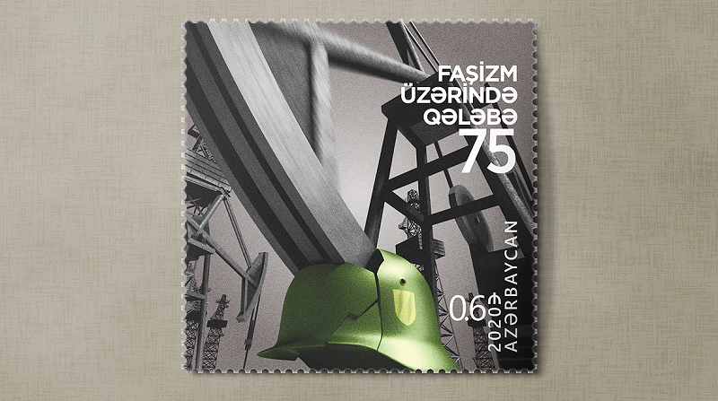 Azermarka issues post stamp to honor victory over fascism