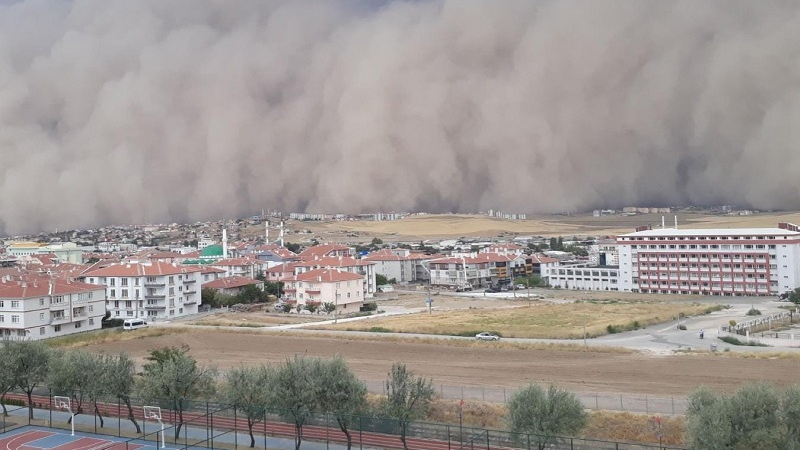 In pictures: Turkish capital hit by strong dust storm