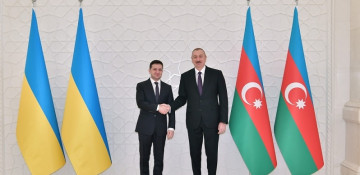 Ukrainian President Volodymyr Zelensky phoned President Ilham Aliyev