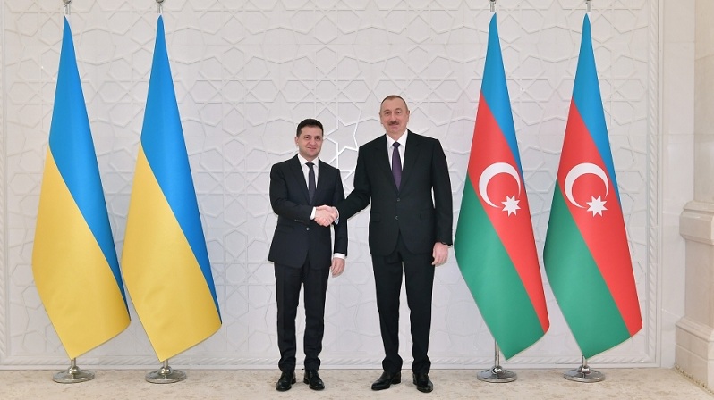 Ukrainian President Volodymyr Zelensky phoned President Ilham Aliyev