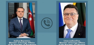 FM Jeyhun Bayramov holds phone talk with Lithuanian counterpart