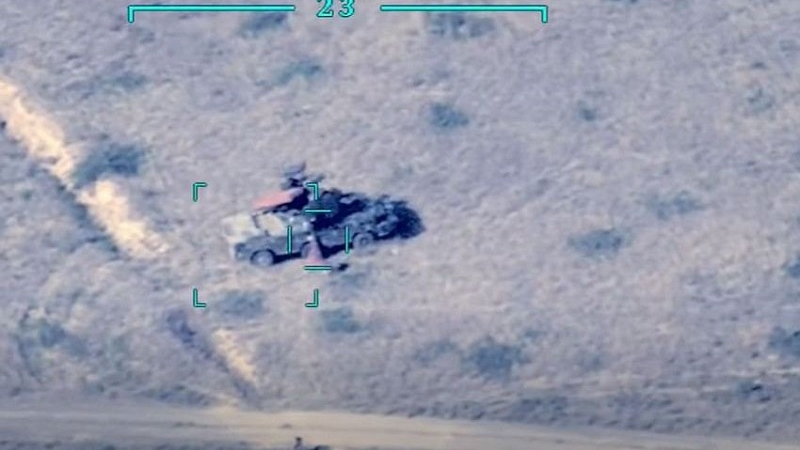 Azerbaijani army destroys more military equipment of Armenia (VIDEO)