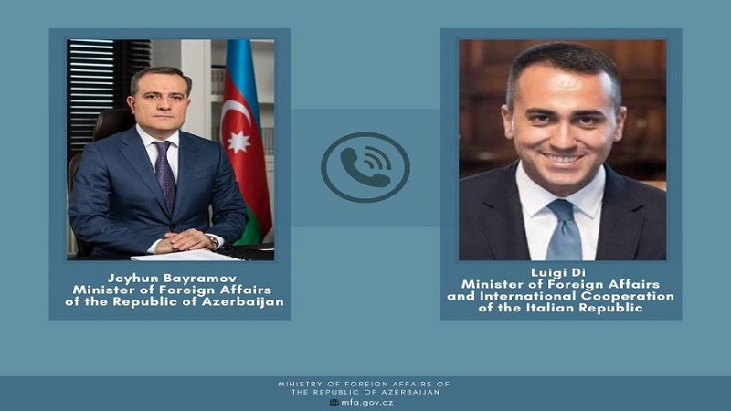 Azerbaijani, Italian FMs hold phone talks