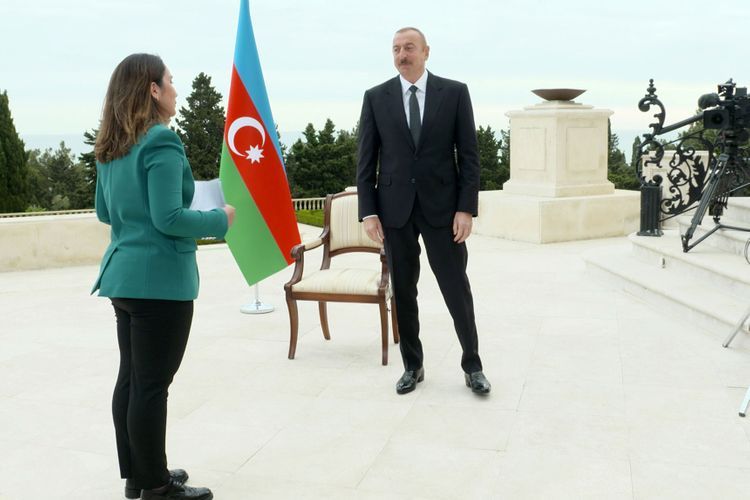 President Ilham Aliyev interviewed by Al Jazeera TV channel