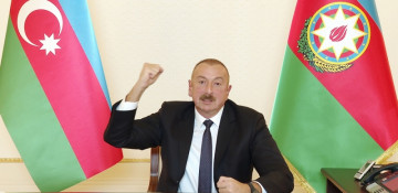 President Ilham Aliyev congratulates people of Azerbaijan on liberation of Jabrayil city and 9 villages of Jabrayil district from occupation