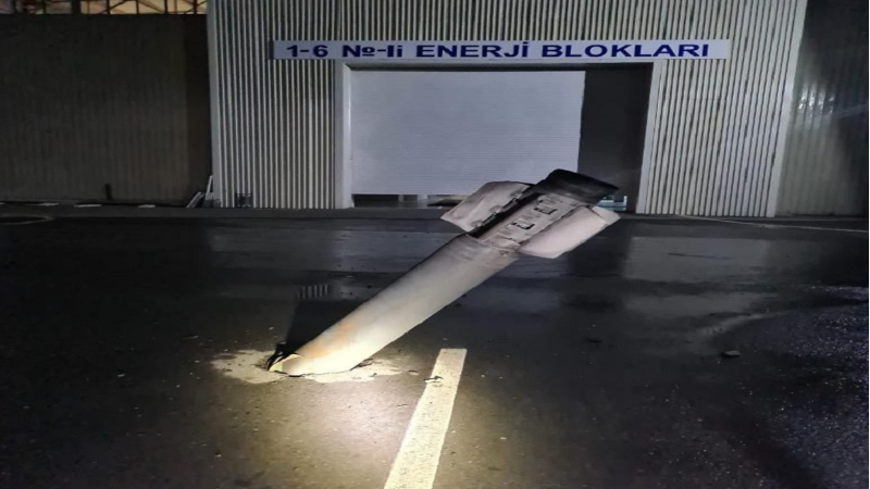 Armenian-launched missile landed clise to energy block in Azerbaijan's Mingachevir