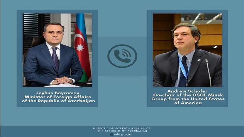 Azerbaijani FM holds phone conversation with OSCE MG co-chair from US