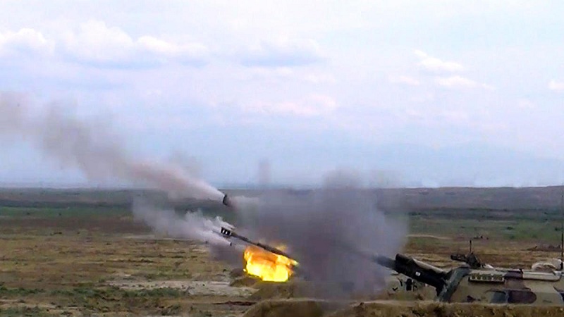 Azerbaijani Armed Forces destroy Armenian ammunition depot in Ballija