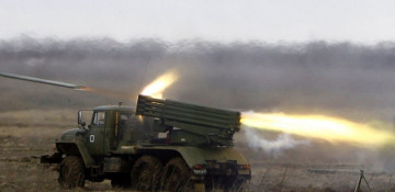 Azerbaijani army destroys two combat vehicles of Armenia’s Grad system