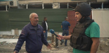 Euronews makes footage of Azerbaijan's Terter after Armenian bombardments