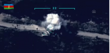 Azerbaijan’s Defense Ministry: Enemy armored vehicles were destroyed (VIDEO)