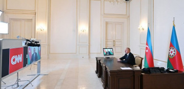 CNN International TV channel’s “The Connect World” program broadcast interview with President Ilham Aliyev (PHOTO)