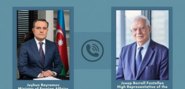 Azerbaijani FM, EU High Representative hold phone conversation