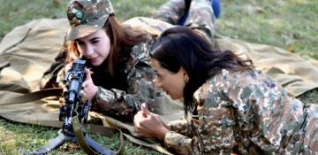 Armenia uses women in Karabakh fighting