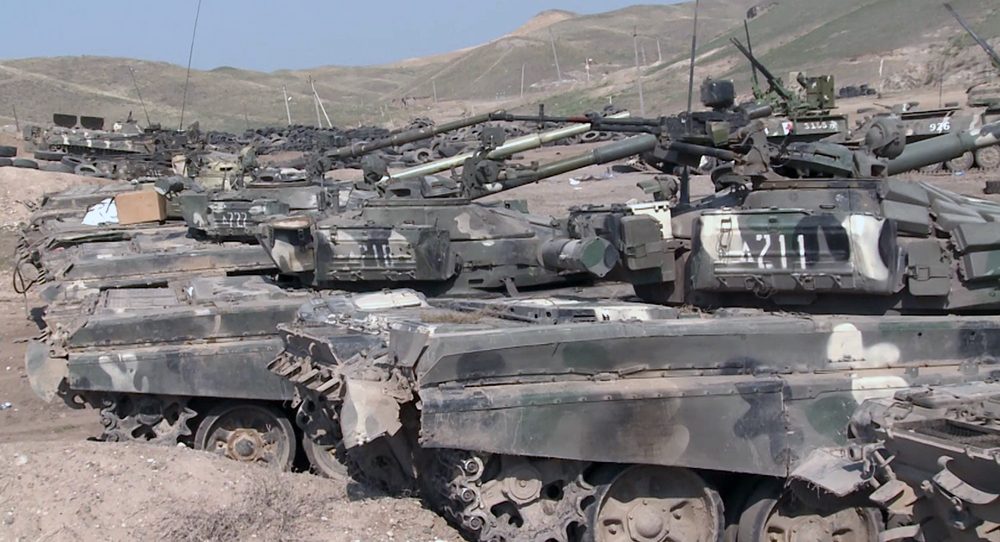Azerbaijan releases video footage of captured military equipment of Armenia