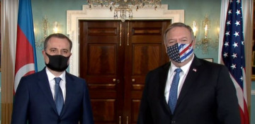 Azerbaijani FM Jeyhun Bayramov meets US Secretary of State Mike Pompeo in Washington