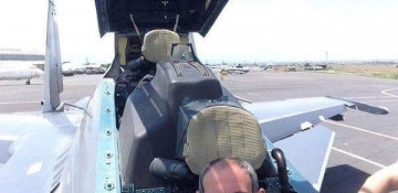 Azerbaijani army destroying military equipment, in background of which Pashinyan took selfie (PHOTO)