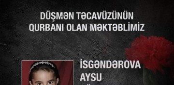 Another Azerbaijani schoolchild – victim of Armenia’s military aggression