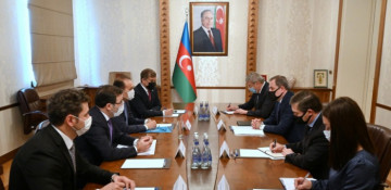 Azerbaijani FM recieves Secretary General of the Turkish Council