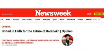 US magazine: 'United in Faith for the Future of Karabakh'